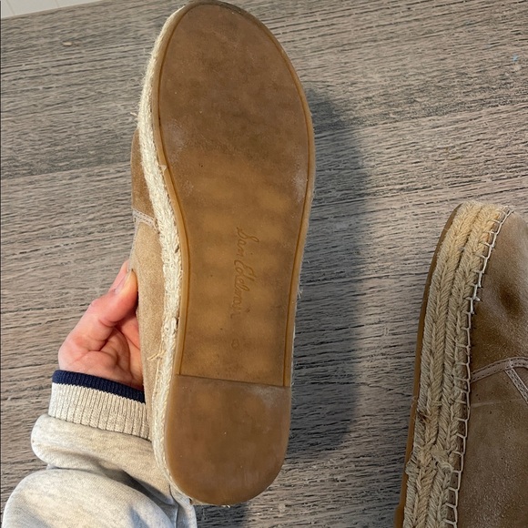 Sam Edelman Womens Carrin Platform Espadrille Oatmeal Suede Slip On size 8 - Picture 5 of 8